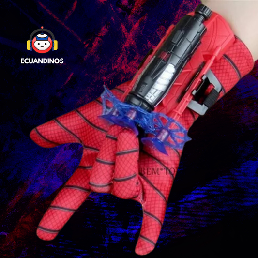 GUANTE SPIDERMAN LANZA TELA DE ARAÑA